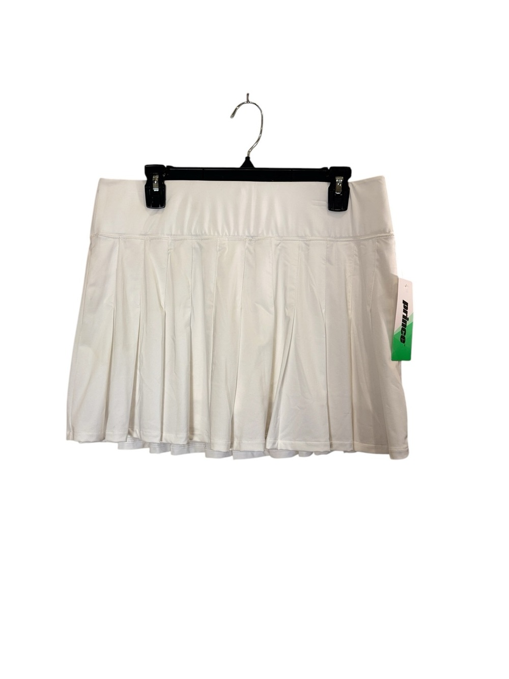Prince Women's White Pleated Athletic Tennis Prep Pickleball Skort sz L